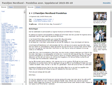 Tablet Screenshot of genealogy.nordlunds.se